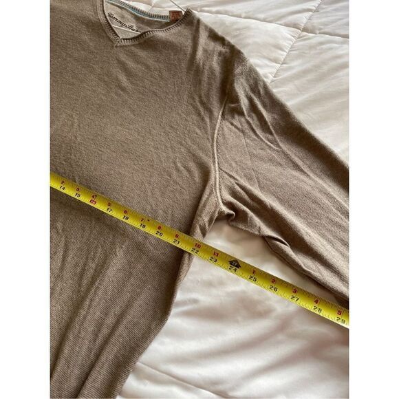 Tommy Banama Mens V-neck Sweater XL Cotton Bland - Picture 6 of 6